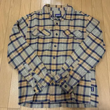 patagonia 체크 플란넬 셔츠 S 아웃도어