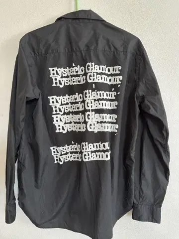 HYSTERIC GLAMOUR 블랙 긴팔 셔츠 L