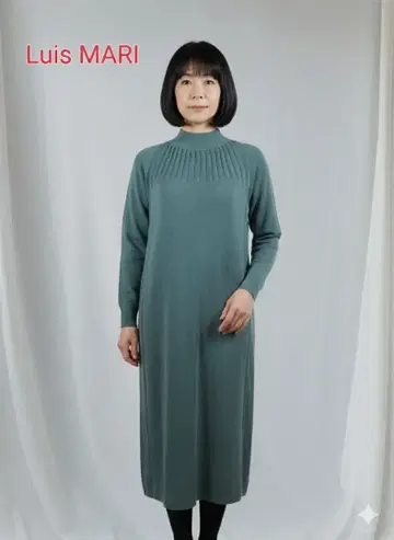 새상품급 Luis Mari 백리본 니트 원피스