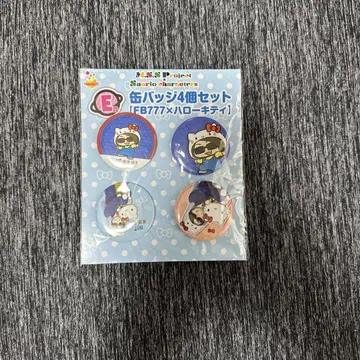 헬로키티 캔뱃지 4개 세트