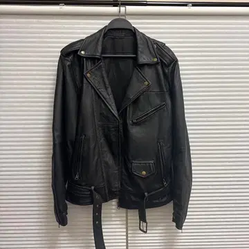 90s 00s 더블 라이더 자켓 천연 가죽