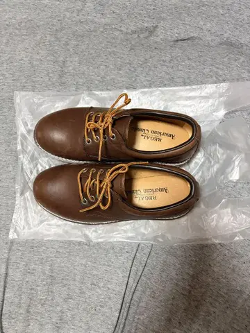 REGAL American Classic 브라운 레이스업 슈즈