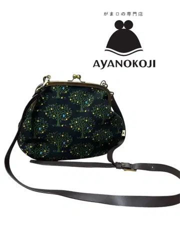 AYANOKOJI 가마구치 숄더 블랙 그린