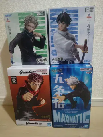 주술회전 피규어 이누마키 오토코츠 이타도리 고죠 세트