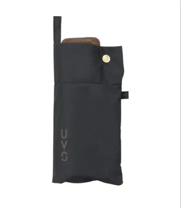 UVO 접이식 우산 블랙 수납 케이스 포함