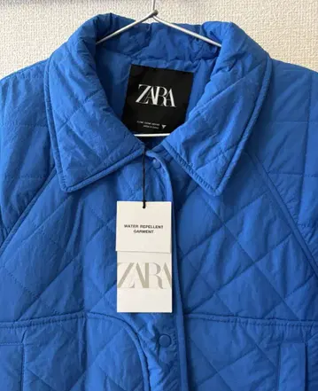 ZARA 퀼팅 자켓 파랑