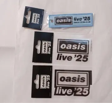 oasis live '25 스티커 키링 세트