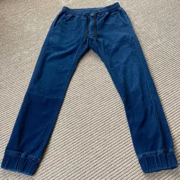 Lee 조거 팬츠 다크 블루 맨투맨 원단 s