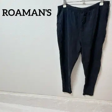 새상품급 ROAMAN'S [프리] 블랙 캐주얼 팬츠 봄옷 가을 옷