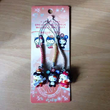 헬로키티 DREAMS COME TRUE 스트랩 3개 세트