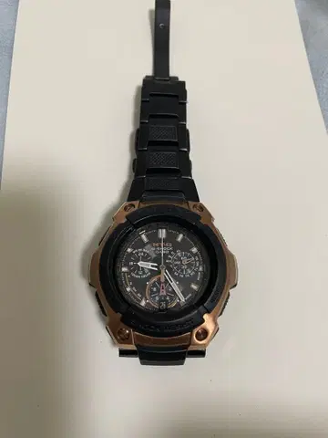 레어 G-SHOCK MTG-1000BR-1AJF 블랙/골드