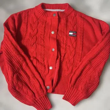 [최종 가격 인하] 타미진스 배지 케이블 가디건