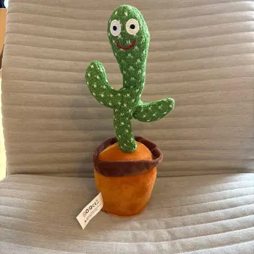 춤추고 말하는 선인장 봉제 인형 약 30cm
