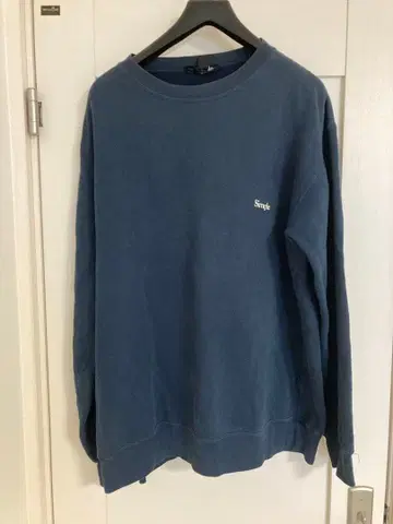 Simple 다크 블루 트레이닝복 XXL
