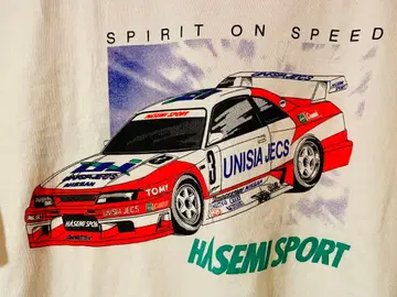 하세미 스포츠 사인 포함 T셔츠 스카이라인 GTR