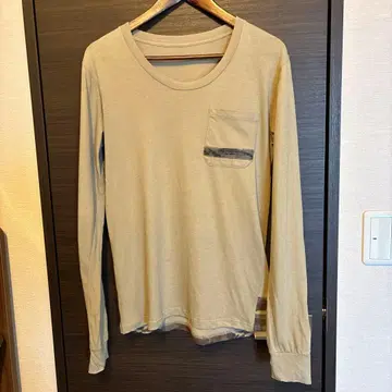 junhashimoto 긴팔 티셔츠 롱T 카모플라주
