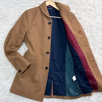 Paul Smith JEANS 베이지 코트 숄카라 스트라이프