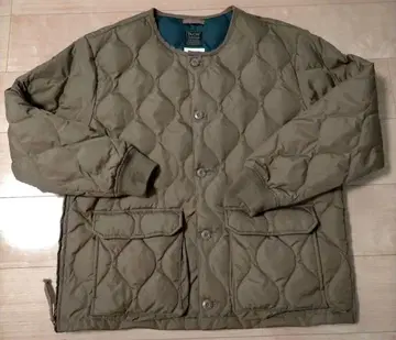 TAION 퀼팅 오버 가디건 L/XL 브라운