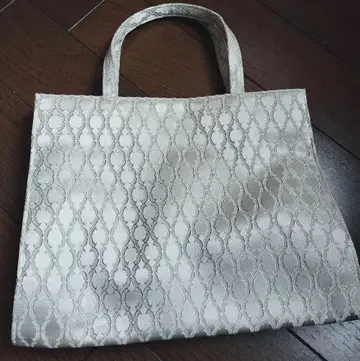 실버 무늬 일본 의류용 가방