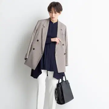 플라스테 PLUS STYLE 테이퍼드 팬츠 울 블렌드 웜 리저브