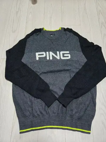 PING 스웨터 LL 그레이/블랙