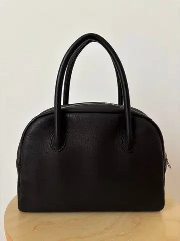 aeta 디어 가죽 보스턴 백 S 블랙