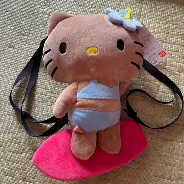 헬로키티 아베일 봉제 인형 백팩 일광화상 키티