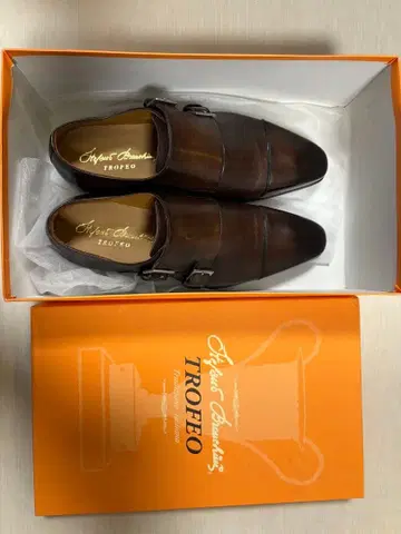 스테파노 블랑키니 TROFEO 브라운 더블 몽크 신발