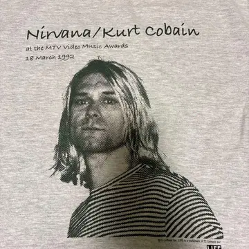 닐바나 Nirvana Kurt Cobain T셔츠
