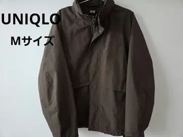 UNIQLO 윈드프루프 스탠드 블루종 DARK BROWN M 사이즈