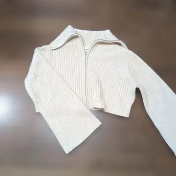 완판템 스타일 믹서기 카라 부착 W 지퍼 가디건