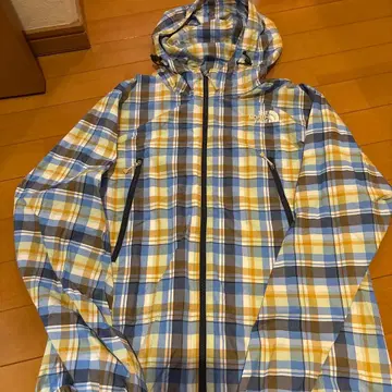 THE NORTH FACE 체크 무늬 마운틴 파카 S