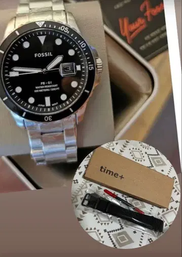 FOSSIL FB-01 손목시계 (쿼츠) 300m 방수