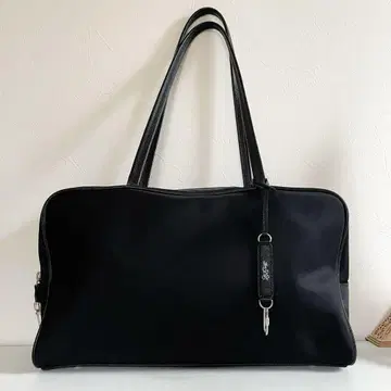 투티에 숄더백 SAC LOQUET TOILE 나일론 블랙