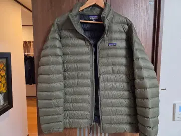 patagonia 다운 자켓 XL 올리브 그린