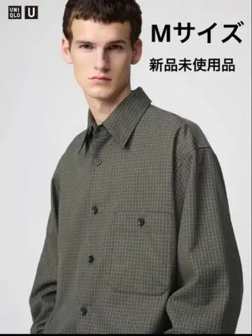 UNIQLO U 트윌 워크 오버사이즈 셔츠 사이즈 M