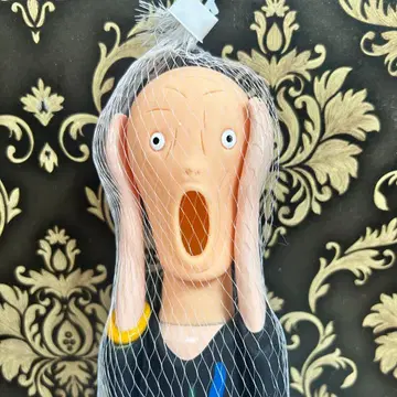 [새상품급] 뭉크의 절규 소리 나는 소프트 비닐 망사 봉투입!