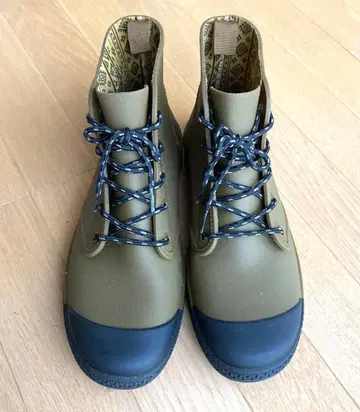 워크 부츠 올리브색 고무제 워크맨