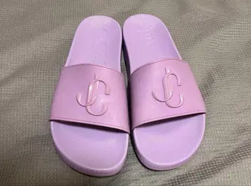 JIMMY CHOO 퍼플 샌들 39