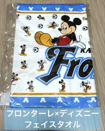 [ 새상품 ] J리그 굿즈 미키 페이스 타월 카와사키 프론탈레 디즈니