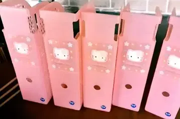 헬로키티 키티 파일 박스 카오하나키티 서류 케이스 레트로