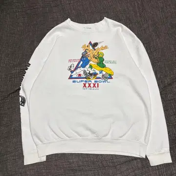 90s ONEITA USA제 NFL 슈퍼볼 맨투맨 화이트
