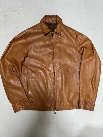 다나카란 DKNY 브라운 가죽 자켓 새상품급