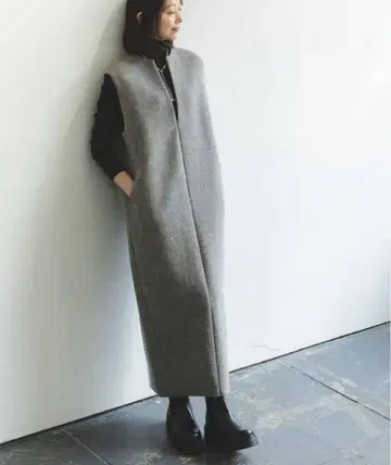 NOBLE 스펀지 본딩 원피스 노블