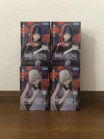 카미츠바키시 건설 중 피규어 4체 세트