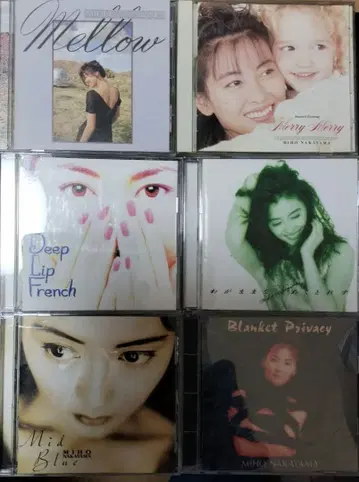나카야마 미호 CD 세트 6장