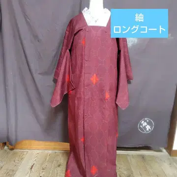단일 옷감 홑겹 기장 135 도행 코트 롱 코트 새상품급
