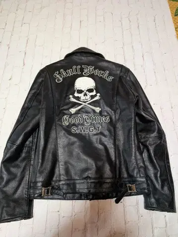 SKULLWORKS 스컬웍스 라이더 자켓 더블 라이더