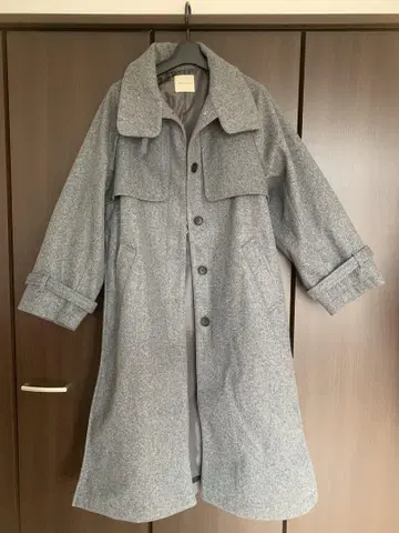 FREAK'S STORE 울 하이넥 롱 코트 택 포함 미사용 새상품