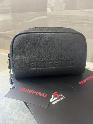 BRIEFING 천연 가죽 한정판 백